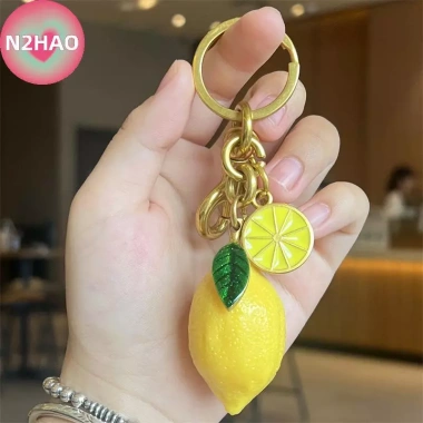 N2HAO 2.025 Mạ Vàng Chanh Móc Khóa - Túi Mặt Dây Chuyền Cá Tính, 119.790₫ 7