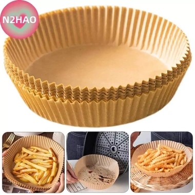 N2HAO 25/50 giấy lót chống dính dùng 1 lần cho nồi chiên không khí, vi sóng - giá 46.860 VND 2