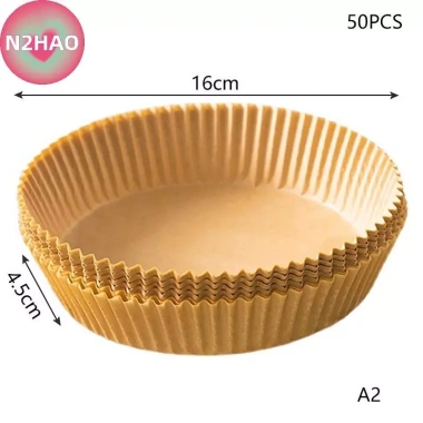 N2HAO 25/50 giấy lót chống dính dùng 1 lần cho nồi chiên không khí, vi sóng - giá 46.860 VND 12