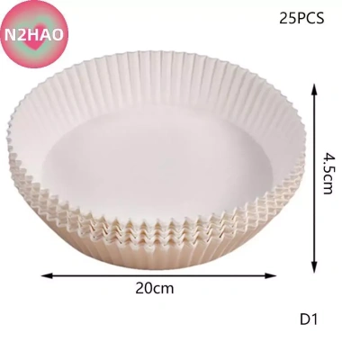 N2HAO 25/50 giấy lót chống dính dùng 1 lần cho nồi chiên không khí, vi sóng - giá 46.860 VND 14