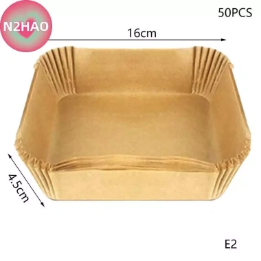 N2HAO 25/50 giấy lót chống dính dùng 1 lần cho nồi chiên không khí, vi sóng - giá 46.860 VND 15