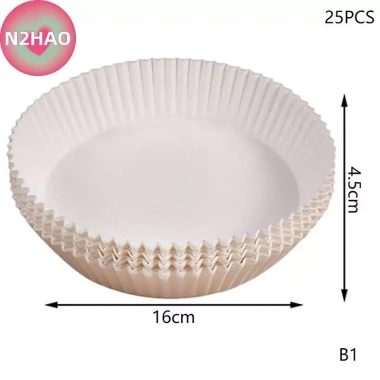 N2HAO 25/50 giấy lót chống dính dùng 1 lần cho nồi chiên không khí, vi sóng - giá 46.860 VND 16
