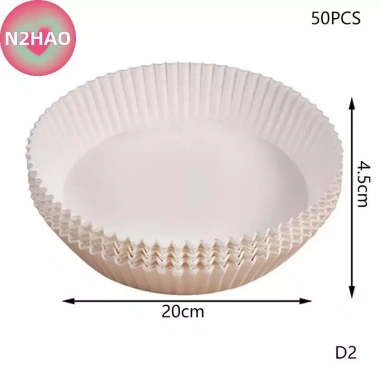 N2HAO 25/50 giấy lót chống dính dùng 1 lần cho nồi chiên không khí, vi sóng - giá 46.860 VND 18