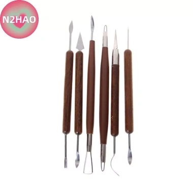N2HAO Đất sét DIY 6 chiếc Shapers Polymer - Dụng cụ làm mô hình gốm, Giá ưu đãi 76,340₫ 2