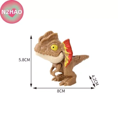 N2HAO Kỷ Jura Ngón Tay Triceratops & Tyrannosaurus - Mô Hình Tương Tác Sáng Tạo Cho Trẻ Em, Quà 42.350 VND 4