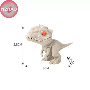 N2HAO Kỷ Jura Ngón Tay Triceratops & Tyrannosaurus - Mô Hình Tương Tác Sáng Tạo Cho Trẻ Em, Quà 42.350 VND 14