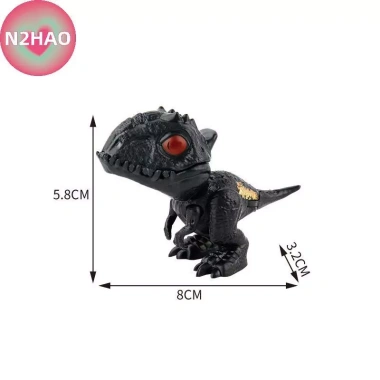 N2HAO Kỷ Jura Ngón Tay Triceratops & Tyrannosaurus - Mô Hình Tương Tác Sáng Tạo Cho Trẻ Em, Quà 42.350 VND 15