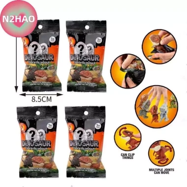 N2HAO Kỷ Jura Ngón Tay Triceratops & Tyrannosaurus - Mô Hình Tương Tác Sáng Tạo Cho Trẻ Em, Quà 42.350 VND 22