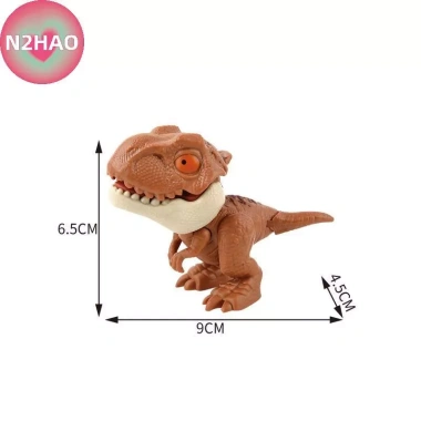 N2HAO Kỷ Jura Ngón Tay Triceratops & Tyrannosaurus - Mô Hình Tương Tác Sáng Tạo Cho Trẻ Em, Quà 42.350 VND 25