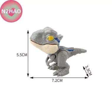 N2HAO Kỷ Jura Ngón Tay Triceratops & Tyrannosaurus - Mô Hình Tương Tác Sáng Tạo Cho Trẻ Em, Quà 42.350 VND 29
