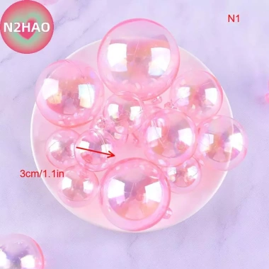N2HAO Nhiều Màu Sắc Hình Cầu Bánh Top Bóng Suốt DIY Cupcake Trang Trí Tiệc Sinh Nhật Cưới 6 N2HAO Nhiều Màu Sắc Hình Cầu Bánh Top Bóng Suốt DIY Cupcake Trang Trí Tiệc Sinh Nhật Cưới 6