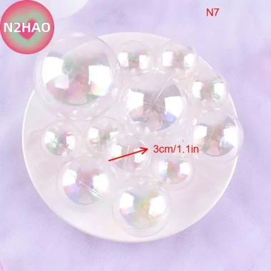N2HAO Nhiều Màu Sắc Hình Cầu Bánh Top Bóng Suốt DIY Cupcake Trang Trí Tiệc Sinh Nhật Cưới 11 N2HAO Nhiều Màu Sắc Hình Cầu Bánh Top Bóng Suốt DIY Cupcake Trang Trí Tiệc Sinh Nhật Cưới 11
