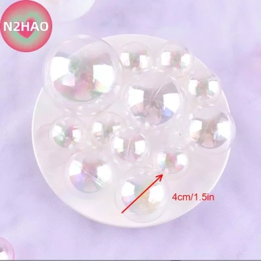 N2HAO Nhiều Màu Sắc Hình Cầu Bánh Top Bóng Suốt DIY Cupcake Trang Trí Tiệc Sinh Nhật Cưới 12 N2HAO Nhiều Màu Sắc Hình Cầu Bánh Top Bóng Suốt DIY Cupcake Trang Trí Tiệc Sinh Nhật Cưới 12