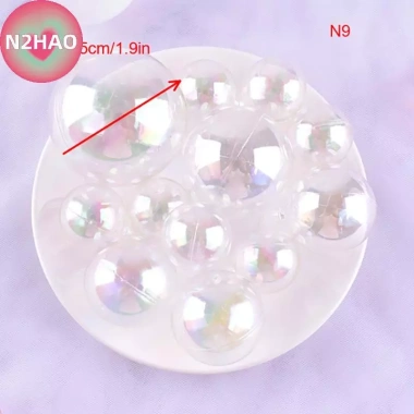 N2HAO Nhiều Màu Sắc Hình Cầu Bánh Top Bóng Suốt DIY Cupcake Trang Trí Tiệc Sinh Nhật Cưới 13 N2HAO Nhiều Màu Sắc Hình Cầu Bánh Top Bóng Suốt DIY Cupcake Trang Trí Tiệc Sinh Nhật Cưới 13