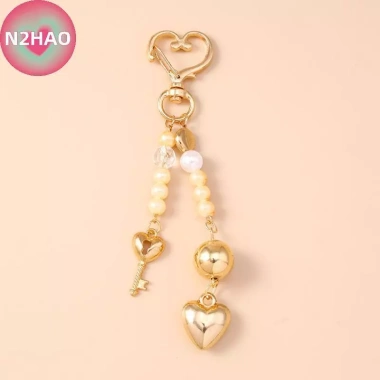 N2HAO Nơ Móc Khóa Hạt Ngôi Sao Trái Tim - Charm Túi, Mặt Dây Chuyền Phụ Kiện Quà Tặng Giảm Giá Đặc Biệt Độc Đáo 66.660₫ 9