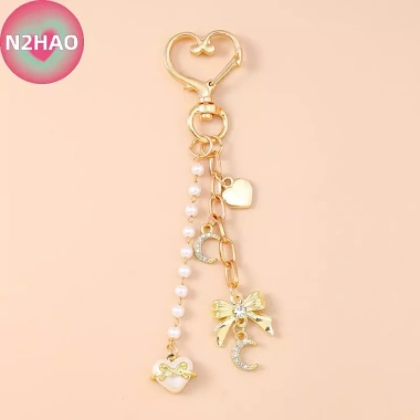 N2HAO Nơ Móc Khóa Hạt Ngôi Sao Trái Tim - Charm Túi, Mặt Dây Chuyền Phụ Kiện Quà Tặng Giảm Giá Đặc Biệt Độc Đáo 66.660₫ 10
