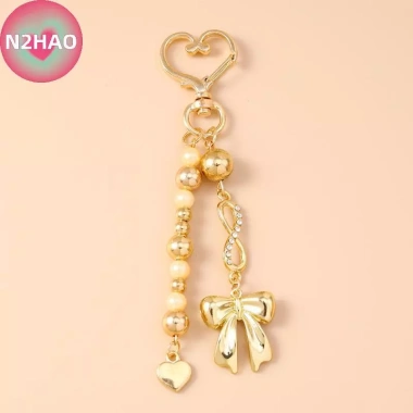 N2HAO Nơ Móc Khóa Hạt Ngôi Sao Trái Tim - Charm Túi, Mặt Dây Chuyền Phụ Kiện Quà Tặng Giảm Giá Đặc Biệt Độc Đáo 66.660₫ 13
