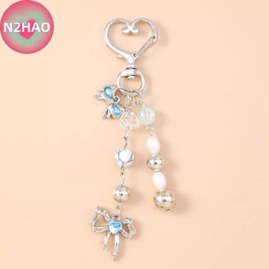 N2HAO Nơ Móc Khóa Hạt Ngôi Sao Trái Tim - Charm Túi, Mặt Dây Chuyền Phụ Kiện Quà Tặng Giảm Giá Đặc Biệt Độc Đáo 66.660₫ 14