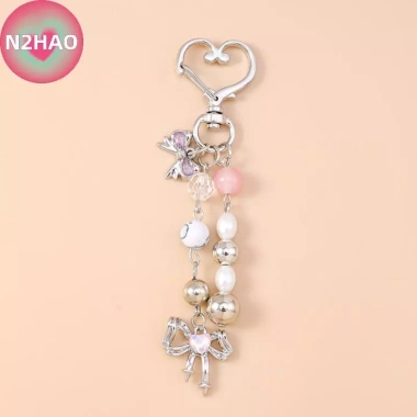 N2HAO Nơ Móc Khóa Hạt Ngôi Sao Trái Tim - Charm Túi, Mặt Dây Chuyền Phụ Kiện Quà Tặng Giảm Giá Đặc Biệt Độc Đáo 66.660₫ 17