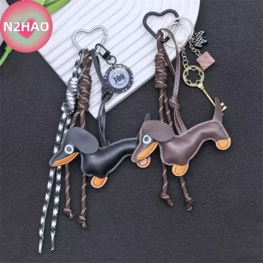 N2HAO Túi Treo Da Xúc Xích Chó Miu Series: Móc Khóa Ô Tô, Quà Tặng Độc Đáo, Giảm Giá 22% 3
