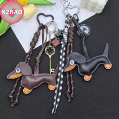 N2HAO Túi Treo Da Xúc Xích Chó Miu Series: Móc Khóa Ô Tô, Quà Tặng Độc Đáo, Giảm Giá 22% 4