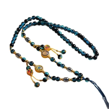 Năm Bậc Thầy Thangka Pha Lê Dây Thái Lan Bùa Hộ Mệnh Dây Cổ Phong Cách Trung Quốc Đính Hạt Áo Len Giá Ưu Đãi 238.700₫