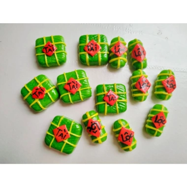 Nam châm dán tủ lạnh mini bánh Chưng, bánh Tét - phụ kiện Tết giá 39.000₫ 5