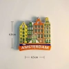 Nam châm & Nhãn dán tủ lạnh Holland Amsterdam Central Station - Bộ sưu tập kỷ niệm du lịch, quà tặng