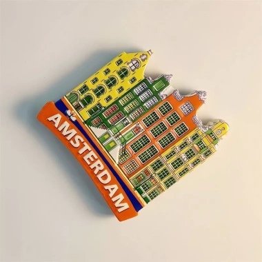 Nam châm & Nhãn dán tủ lạnh Holland Amsterdam Central Station - Bộ sưu tập kỷ niệm du lịch, quà tặng 3 Nam châm & Nhãn dán tủ lạnh Holland Amsterdam Central Station - Bộ sưu tập kỷ niệm du lịch, quà tặng 3