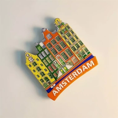 Nam châm & Nhãn dán tủ lạnh Holland Amsterdam Central Station - Bộ sưu tập kỷ niệm du lịch, quà tặng 4 Nam châm & Nhãn dán tủ lạnh Holland Amsterdam Central Station - Bộ sưu tập kỷ niệm du lịch, quà tặng 4