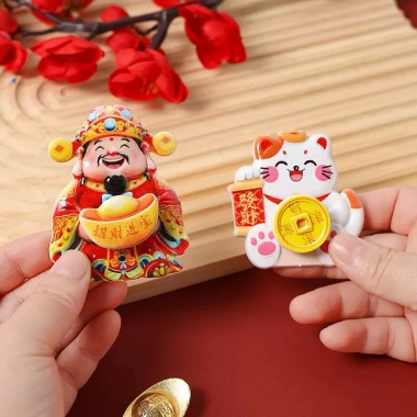 Nam châm Thần Tài 8.386 - Mèo chiêu tài xoay 360, thu hút tài lộc, quà tặng nhà 2