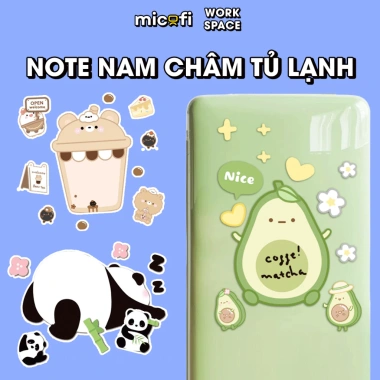 Nam Châm Tủ Lạnh Micofi - Ghi Chú Giấy Dán Từ Tính, Sticker To Do List, Giá 50.000₫