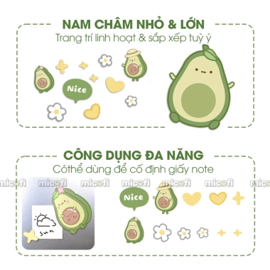 Nam Châm Tủ Lạnh Micofi - Ghi Chú Giấy Dán Từ Tính, Sticker To Do List, Giá 50.000₫ 7 Nam Châm Tủ Lạnh Micofi - Ghi Chú Giấy Dán Từ Tính, Sticker To Do List, Giá 50.000₫ 7