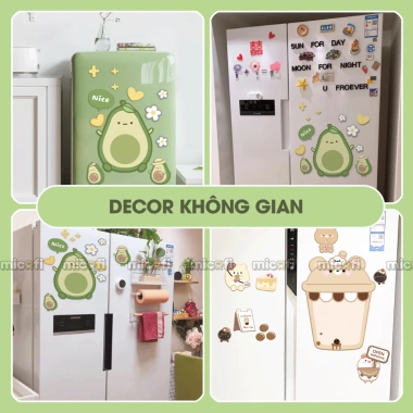 Nam Châm Tủ Lạnh Micofi - Ghi Chú Giấy Dán Từ Tính, Sticker To Do List, Giá 50.000₫