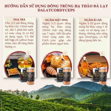 Nấm đông trùng hạ thảo khô sấy thăng hoa 50g – Organic Cao nguyên Đà Lạt, giảm giá 1.250.000₫ 7 Nấm đông trùng hạ thảo khô sấy thăng hoa 50g – Organic Cao nguyên Đà Lạt, giảm giá 1.250.000₫ 7