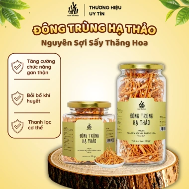 Nấm Đông Trùng Hạ Thảo Nguyên Sợi Sấy Thăng Hoa Nam Tiến Phát - Bồi Bổ Sức Khỏe, Giá 153.000đ 20g/50g Nấm Đông Trùng Hạ Thảo Nguyên Sợi Sấy Thăng Hoa Nam Tiến Phát - Bồi Bổ Sức Khỏe, Giá 153.000đ 20g/50g