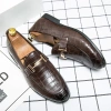 Nam Họa Tiết Đá Loafers Khóa Da Penny Slip-on Công Sở Giày Thoải Mái 567.000₫ 4