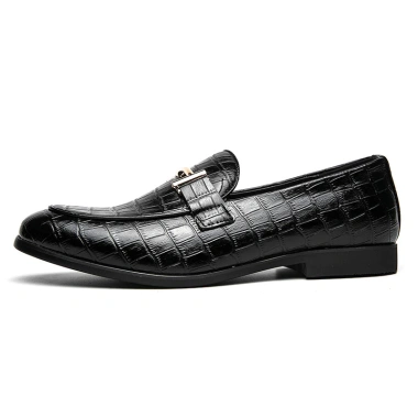 Nam Họa Tiết Đá Loafers Khóa Da Penny Slip-on Công Sở Giày Thoải Mái 567.000₫