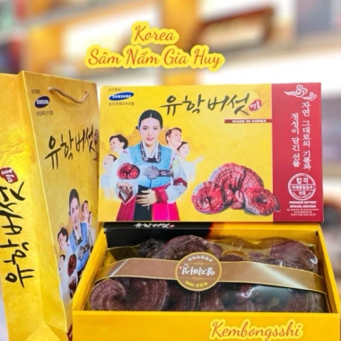 Nấm Linh Chi Đỏ Hàn Quốc Cao Cấp Hộp Giấy Cô Gái Giá Sỉ – Giảm giá 569k