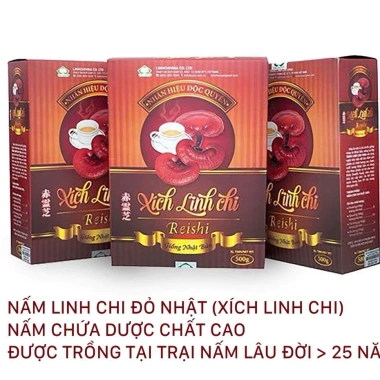 Nấm Linh Chi Đỏ Nhật 500g - Xích Linh Chi Thượng Hạng, Hoạt Chất Cao, Hộp Cao Cấp - Giá ưu đãi 179.000 VND