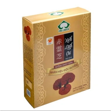 Nấm Linh Chi Đỏ Nhật 500g - Xích Linh Chi Thượng Hạng, Hoạt Chất Cao, Hộp Cao Cấp - Giá ưu đãi 179.000 VND