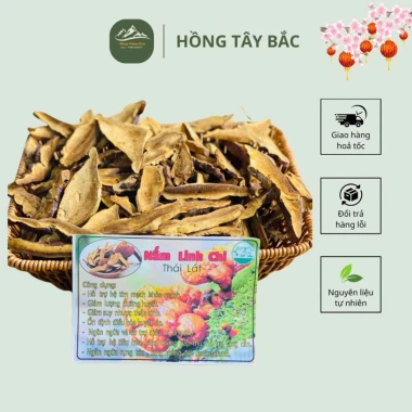Nấm Linh Chi Rừng Thái Lát 500gr - Nấm Hồng Chi Chính Hãng Giá Ưu Đãi 106.250₫