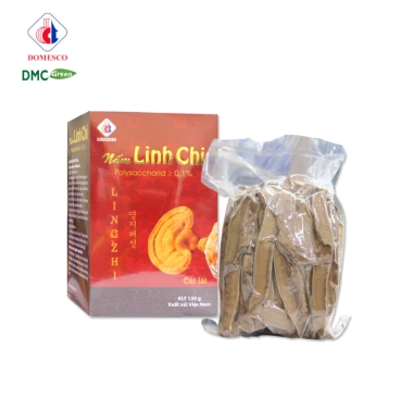 Nấm linh chi thái lát DOMESCO 120g - Polysaccarid >=0.1% - Giá ưu đãi 212.591 VND 4 Nấm linh chi thái lát DOMESCO 120g - Polysaccarid >=0.1% - Giá ưu đãi 212.591 VND 4
