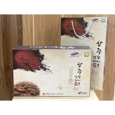 Nấm Linh Chi Vàng Hàn Quốc Sangju City - Hộp quà tặng 1kg Giá ưu đãi 650k 4