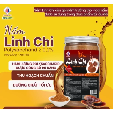 Nấm Linh Chi xay nhỏ Polysaccharid 0,1% - Giảm giá 223.000đ, tăng sức đề kháng 2