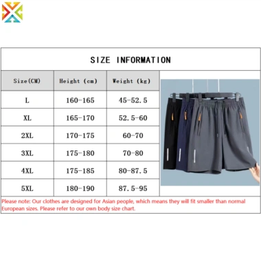 Nam Mùa Hè Ice Silk Quần Short Mỏng Chạy Bộ Khô Dây Kéo Rời Thể Thao Giá 91.259