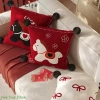 Năm Ngựa Trang Trí Lễ Hội - Đệm Vuông Sofa Mềm Thắt Lưng, Vỏ Gối Tháo Rời Chống Bẩn