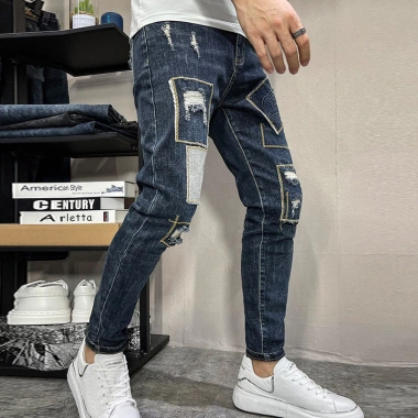 Nam Rách – Miếng Dán Quần Jean Châu Âu Phong Cách Mới 2.025 Skinny Ôm Hợp – 302.503₫