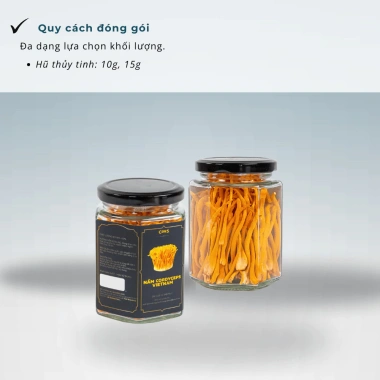 Nấm Sấy Thăng Hoa Đông Trùng Hạ Thảo CAO CẤP 10G-15G - CERES Cordyceps Việt Nam 6