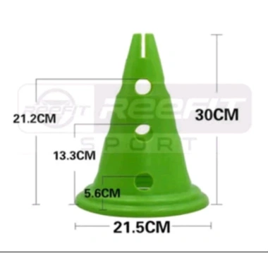 Nấm Tập Chiến Thuật Bóng Đá 30cm - Chóp Vận Động Có Lỗ, Giá Ưu Đãi 14.000đ